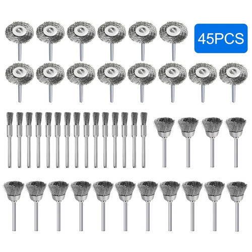 45x wire brush wheel mix - mix,