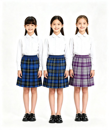 Girls tartan school - tartan,