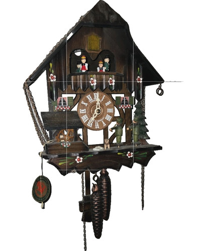Vintage german cuckoo clock - vintage,