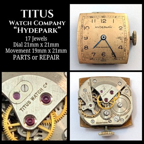 Vintage hydepark titus watch - titus,