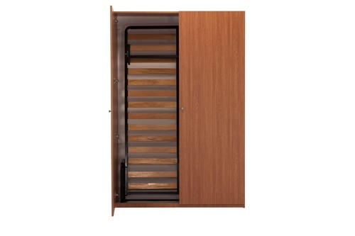 Vertical small double wall - vertical, bed