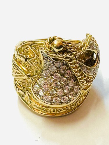 Huge 9ct solid - "huge, saddle