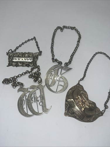 Antique silver plated decanter - plated,