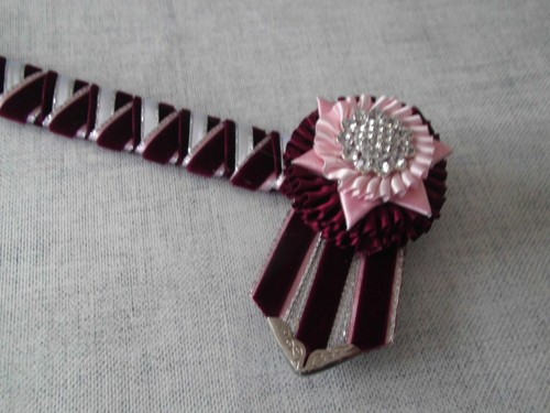 Burgundy velvet ribbon - velvet,