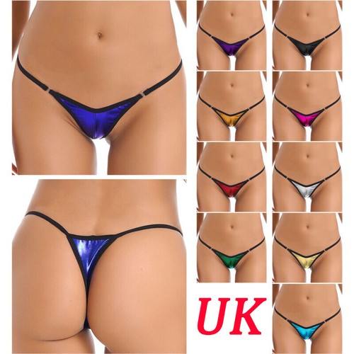 Womens shiny strings - shiny, g-strings