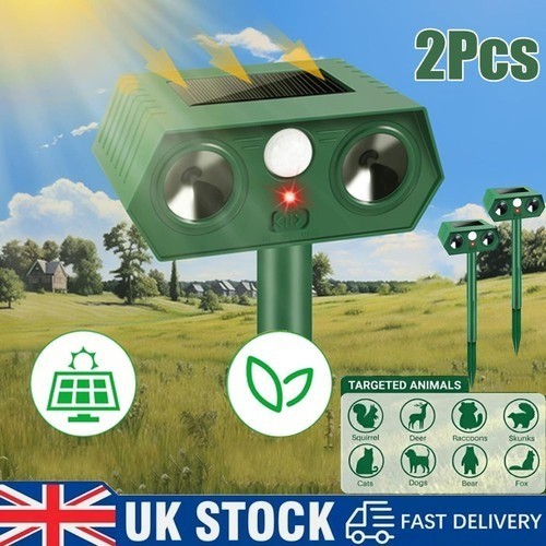 Ultrasonic garden deterrent - garden,
