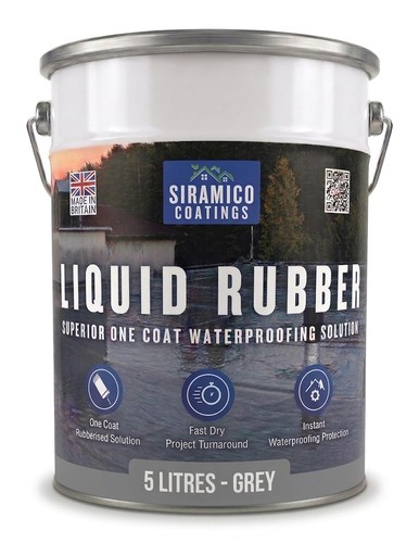 Liquid rubber roof coating - liquid, 5