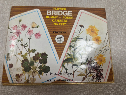 Piatnik flower bridge rummy - flower,