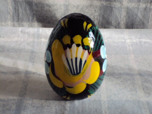 Wooden ornamental eggs - wooden,