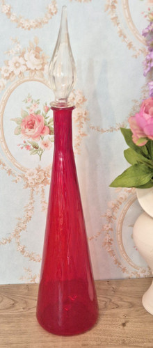 Large vintage red empoli - vintage,