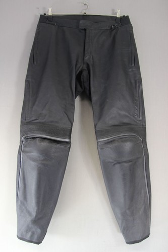 Dainese black leather biker - black,
