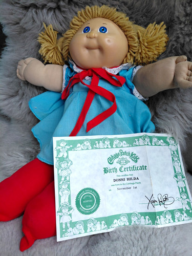 Cabbage patch kid 1984 soft - cabbage,