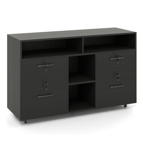 Costway file cabinet mobile - cabinet,