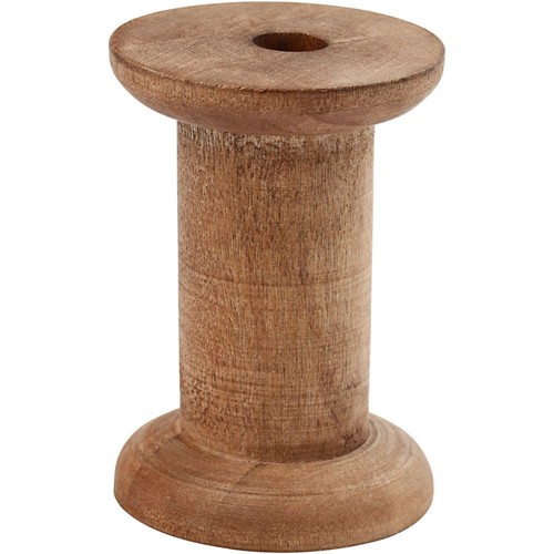 Spool vintage stained wooden - 5,