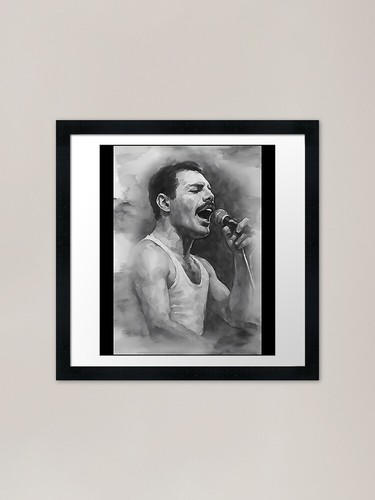Freddie mercury watercolour - mercury,