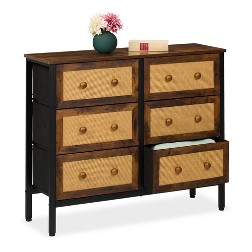 Rattan chest drawers - rattan, chest-of-drawers