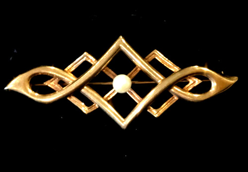 9ct gold brooch - 9ct,