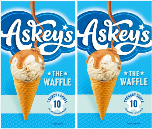 Aaskeys waffle cones 10 - waffle,