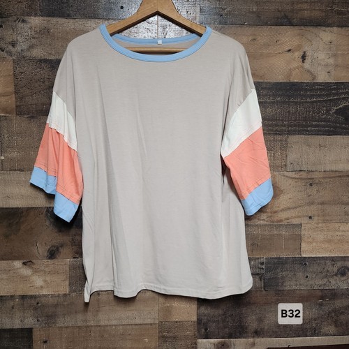 Unbranded tan shirt with - ,