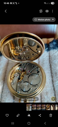 Vertex pocket watch - watch, gold