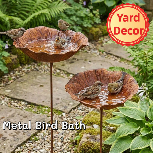 Handmade metal flower - flower, garden