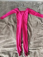 Pink Lycra Dance Catsuit Size