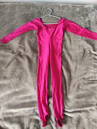 Pink lycra dance catsuit - dance, size