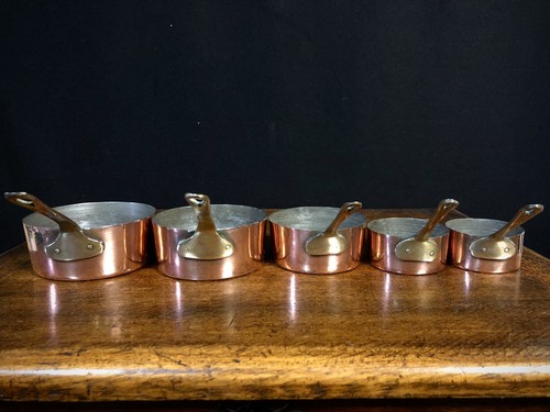 Antique set copper - set, of