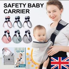 Adjustable Infant Baby Carrier Wrap Sling Hip Seat NewbornBackpack Breathable UK