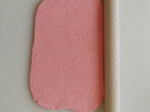 Ceramic textured rolling pin - ceramic,