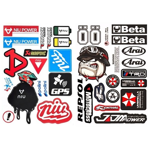 36x stickers sheets - 36x, a4