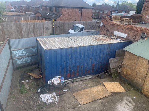 Blue 20ft shipping container - ,