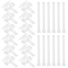  12 Sets Valance for Vertical Blinds Replacement Parts Headrail Track Fixer Tabs