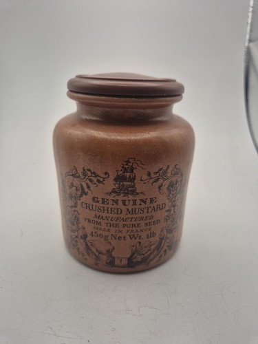 Rustic stoneware mustard - rustic,