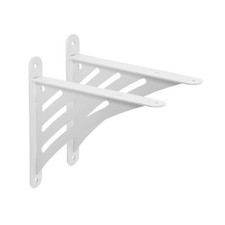 Venus Decorative Modern Contemporary WHITE Shelf Wall Shelving Support Brackets