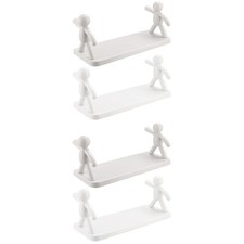  2 Count Small Bathroom Shelf Holders Wall Mounted Storage Shelves Organizer