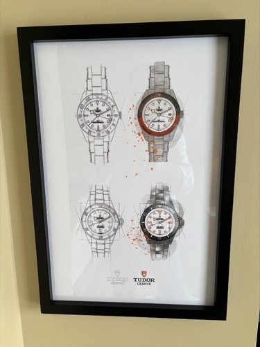 Tudor watch wall - , art,
