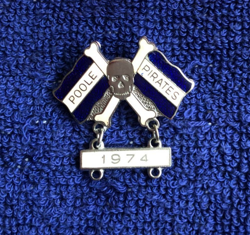 Speedway badge poole pirates - poole,