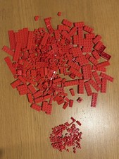 Red Lego Bricks 240g - Mixed
