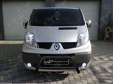 VAUXHALL VIVARO RENAULT TRAFIC BULL BAR BLACK AXLE NUDGE A BAR 2001 TO 2014 W K