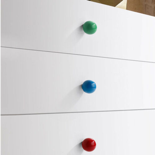 6pcs ceramic round door knobs - 6pcs,