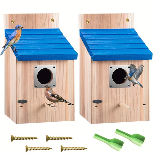 2pcs cedar bluebird box - 2pcs, houses