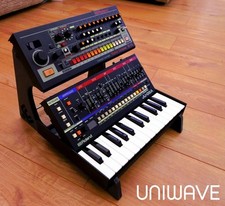 UNIWAVE Roland Boutique TR-09 / A-01 / JD-08 etc  +  K-25m Valchromat Dual Stand