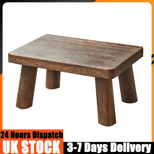 Indoor wooden low stool - low,