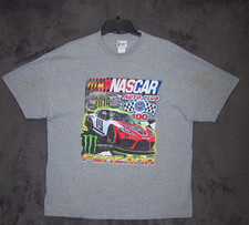 NASCAR Shirt Adult 2XL XXK Gray Graphic 2019 Fontana Walt Disney SS Winners Mens