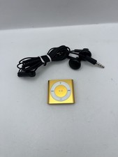 Apple iPod Bundle Shuffle 4th Gen Gold MP3 Player with Earphones – Untested