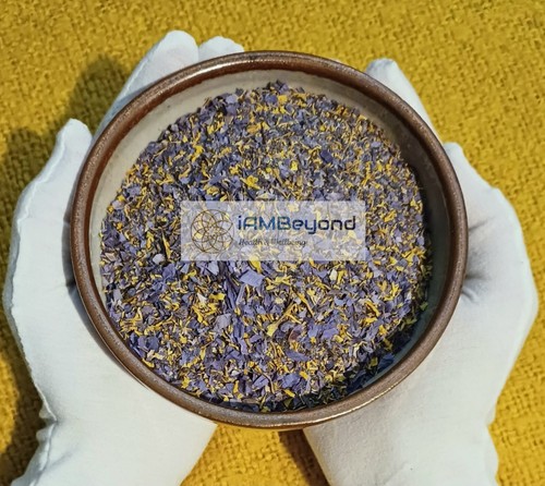 Fine pre ground cut - blue, lotus