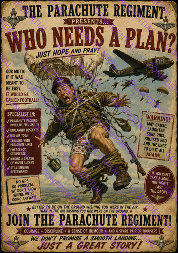 Parachute regiment para - parachute,
