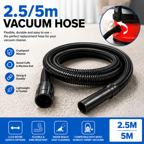 Vacuum hose for numatic - hose,