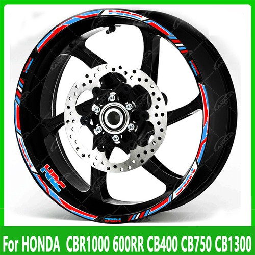 Motorcycle bike wheel decals